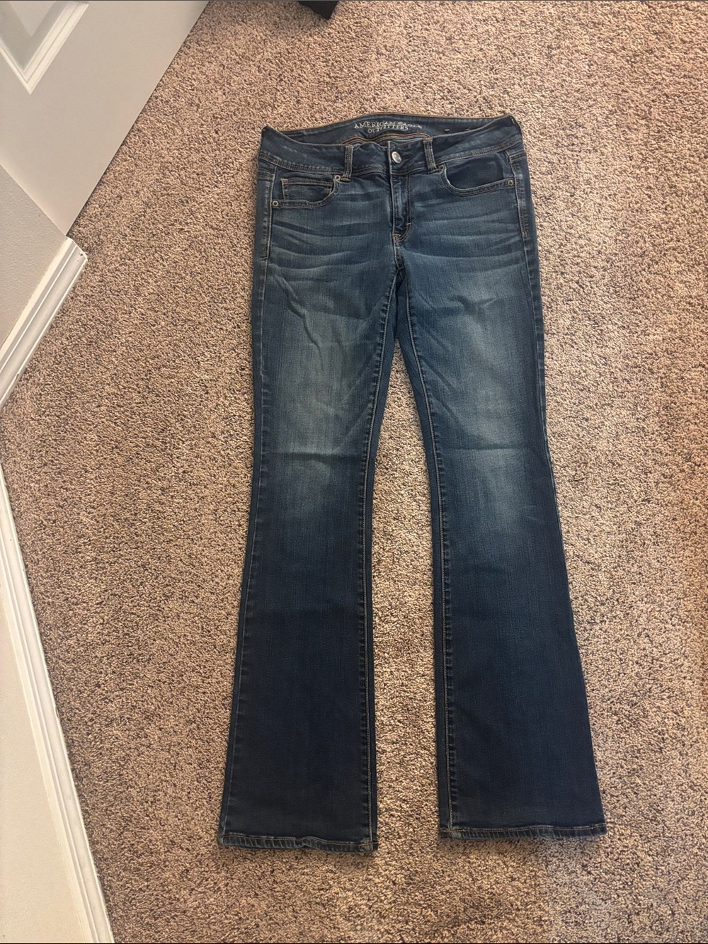 American Eagle Outfitters Dark Blue Flare Jeans
